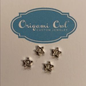 🆕Origami Owl Rhinestone Star Charm